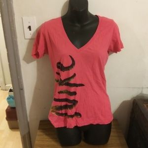 Womens pink nike T-shirt size Medium